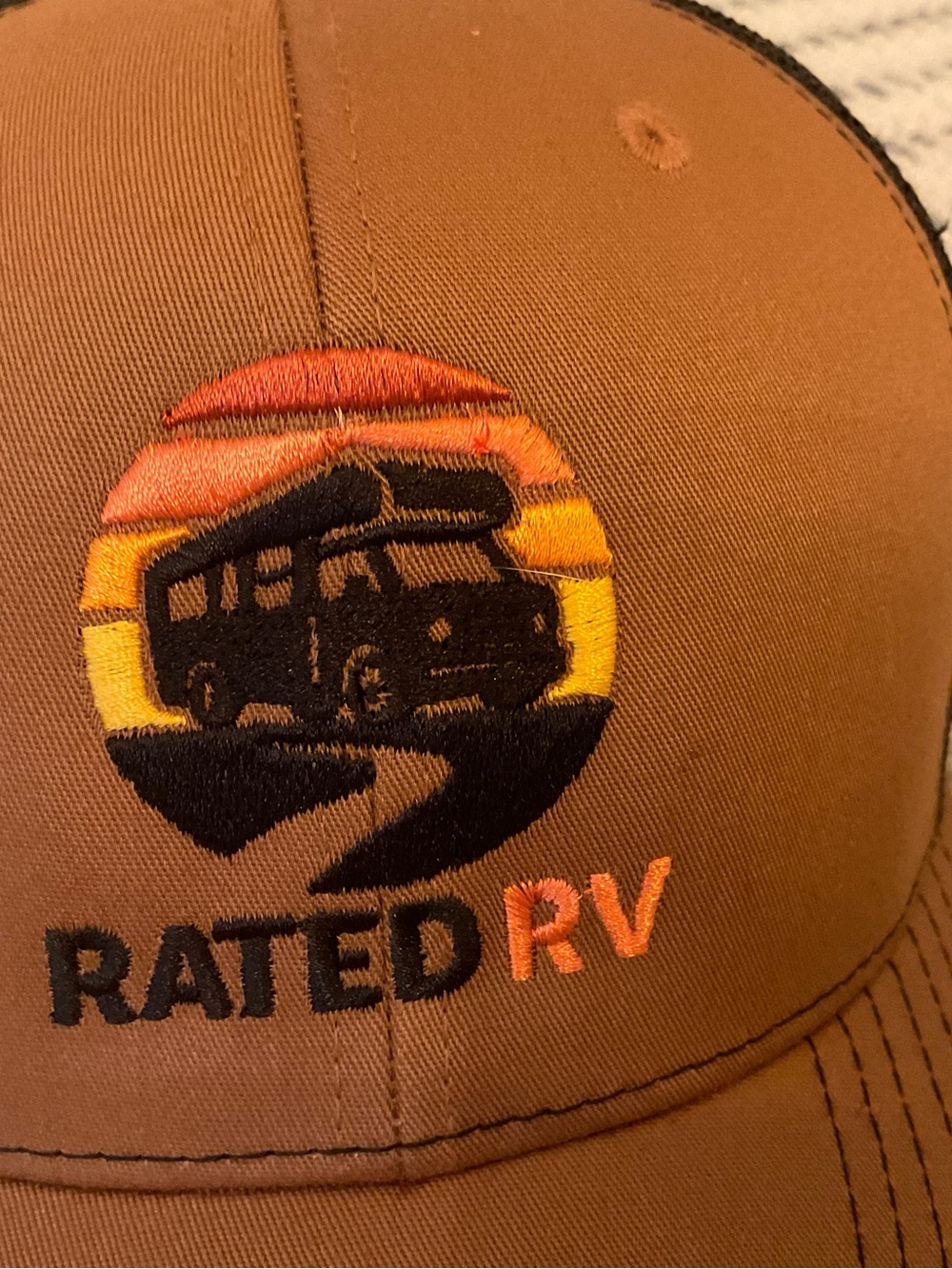 Brown Rated RV Trucker Hat - Picture 2 of 4
